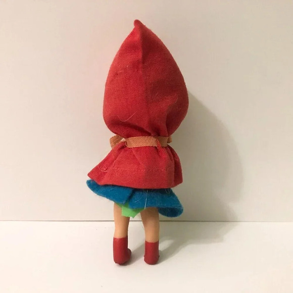 Vintage Liddle Kiddle Red Riding Hiddle Hood Storybook Doll Book Wolf Incomplete - Picture 3 of 16